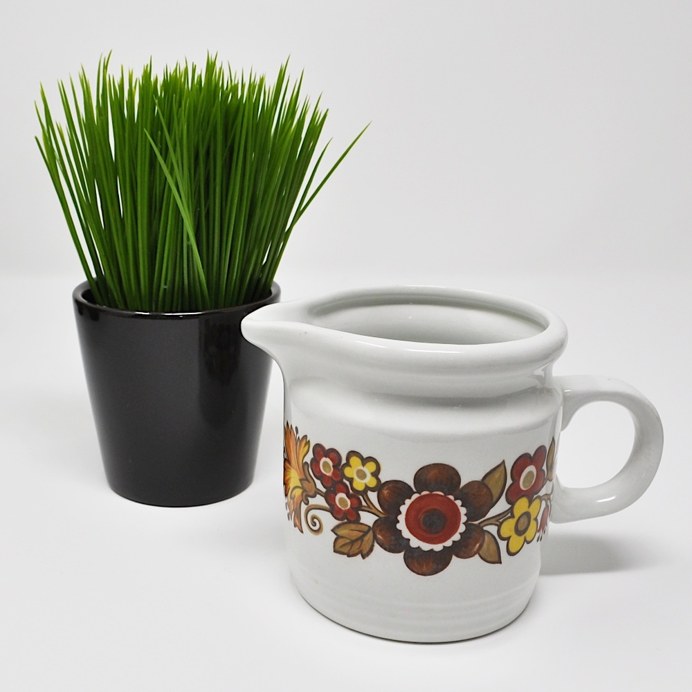 Vintage Myott Festival Pattern Ironstone Creamer